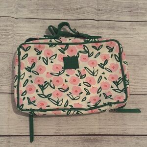 Floral Pink and Green Women's Hanging Bag
